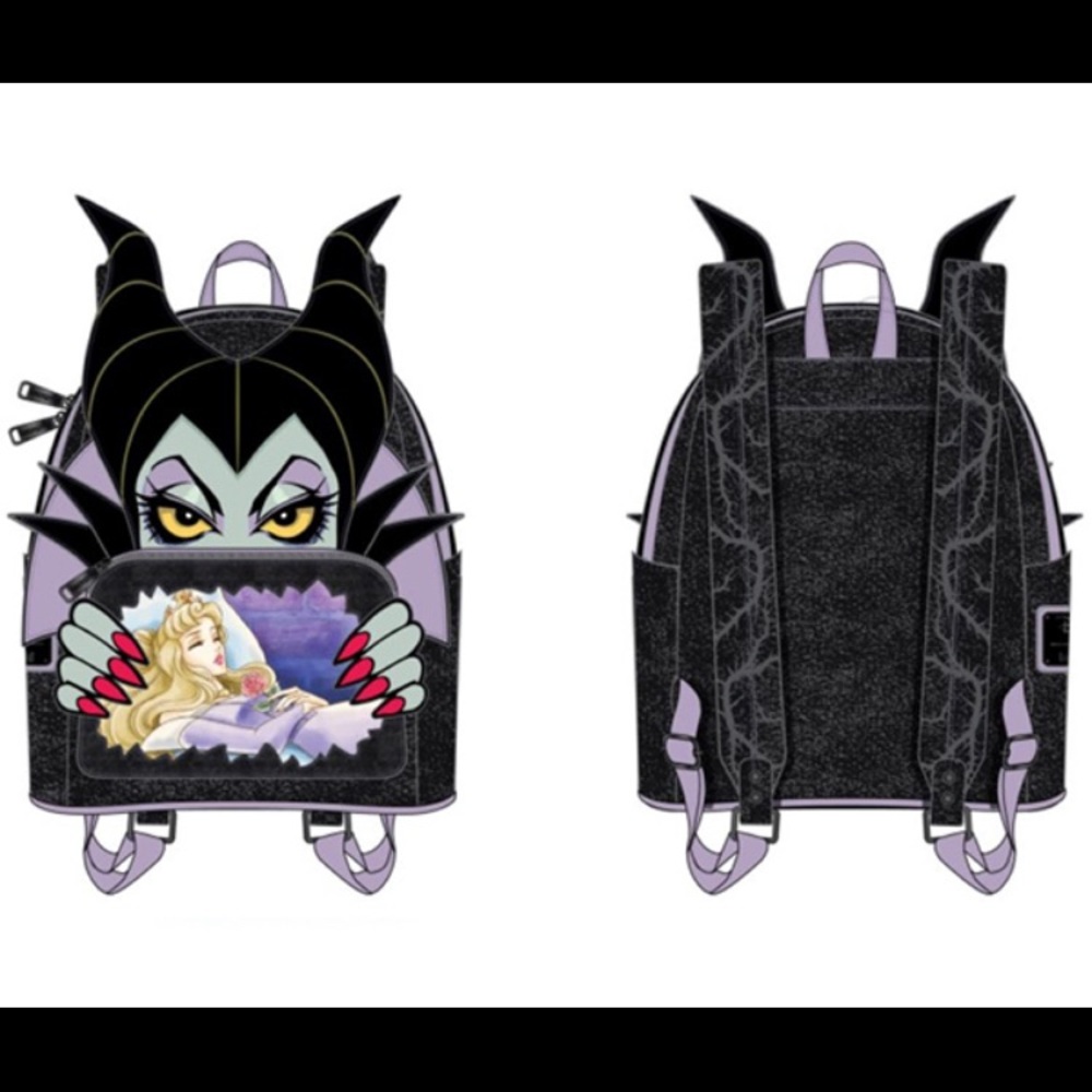 NWT Loungefly Villains Maleficent backpack